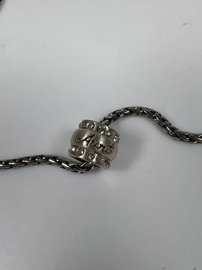 Brighton Women's Silver Plated Calypso "Aunt" Adjustable 9" Necklace image 3