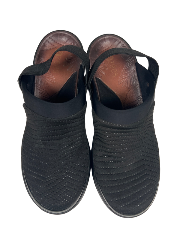 Bzees Women's Black Kitty Slingback Comfort Walking Clogs - 7.5 image 3