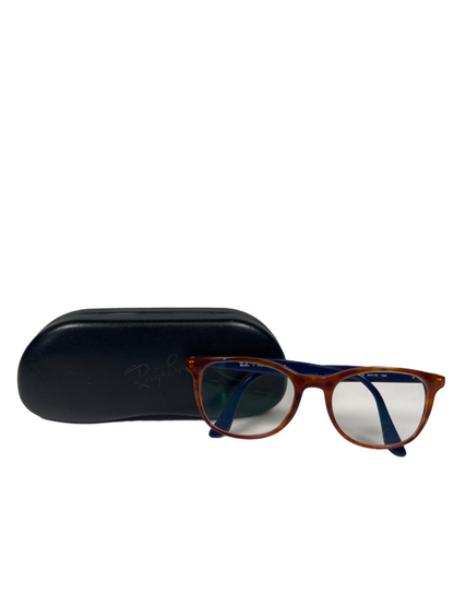 Ray-Ban Unisex Brown/Blue Gloss Havana 5356 Prescription Eyeglasses