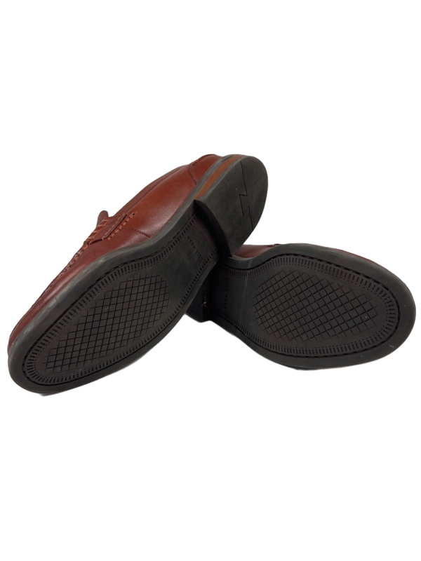 Cole Haan Men's Brown Leather Pinch Prep Slip On Penny Loafers - 8 image 7