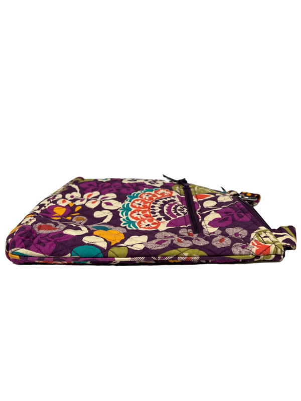 Vera Bradley Women's Purple Plum Crazy Quilted Crossbody Purse image 3