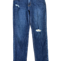 Kancan women's Dark Wash Ripped High Rise Denim Jeans - 15