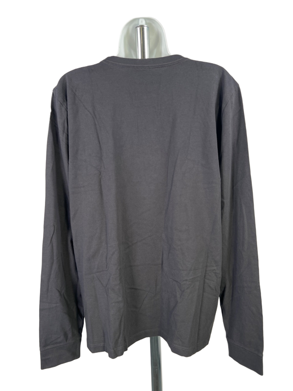 Life is Good Women's Gray Crusher Moon and Floral Long Sleeve Shirt - XL image 2