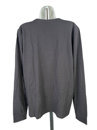 Life is Good Women's Gray Crusher Moon and Floral Long Sleeve Shirt - XL image 2