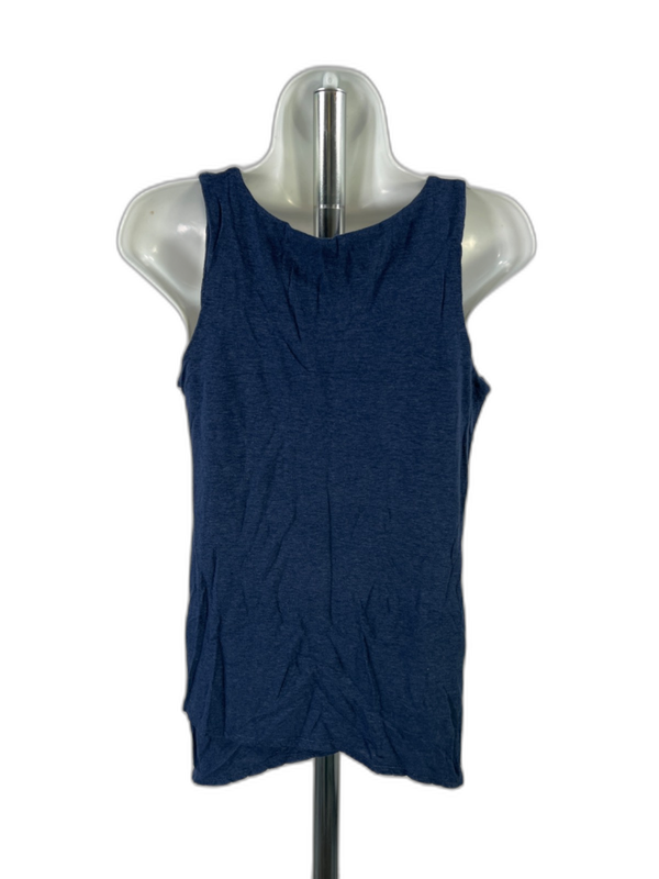 J.Jill Women's Blue Sleeveless V-Neck Layered Tank Top - S image 2