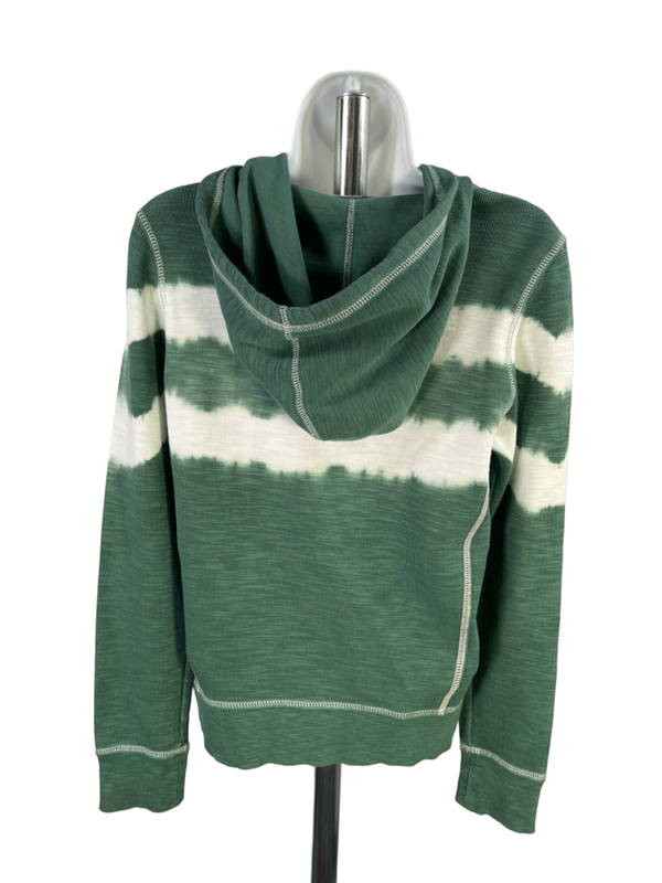 Tommy Bahama Women's Green/White Tie Dye Pullover Sweatshirt - XXS image 2