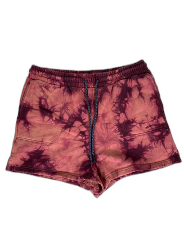 Merrell Women's Burgundy Tie Dye Pata Scout Shorts - M