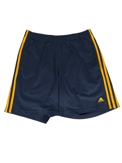 Adidas Men's Blue/Yellow Striped Clima365 Athletic Shorts - M