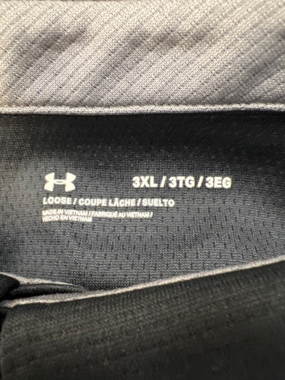 Under Armour Men's Black Short Sleeve Tech Golf Polo 3XL image 3
