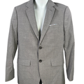 Banana Republic Men's Gray Tailored Slim Fit 2 Button Blazer Jacket - 38 Short