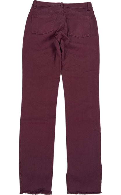DL1961 Women’s Burgundy Red Chrissy Trimtone Skinny Jeans - 26 image 3