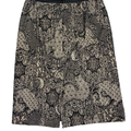 Ann Taylor Women's Black/Beige Lace Lined  A-Line Skirt - 6