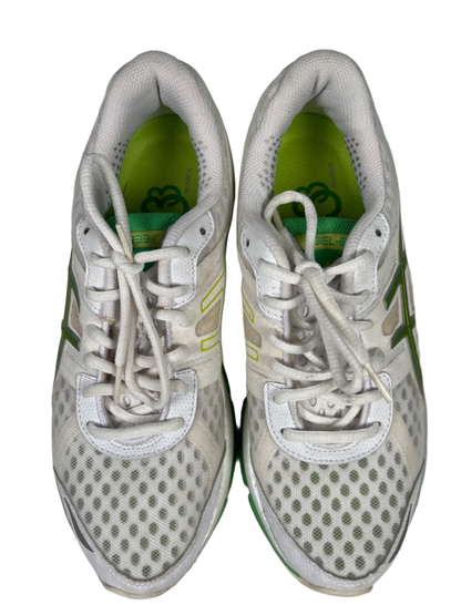 Asics Women's White/Green Lace Up Gel-Blur33 Athletic Shoes - 8 image 3