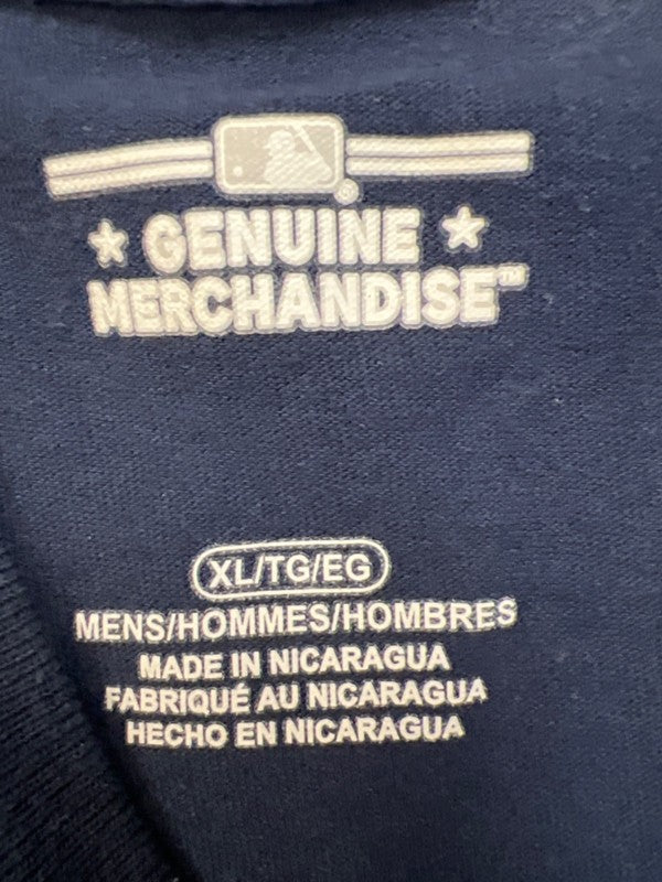 Genuine Merchandise Men's Blue MLB Detroit Tigers Short Sleeve Tee Shirt - XL image 3