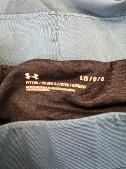 Under Armour Women's Blue Fitted Lined Vented Athletic Shorts - L image 3