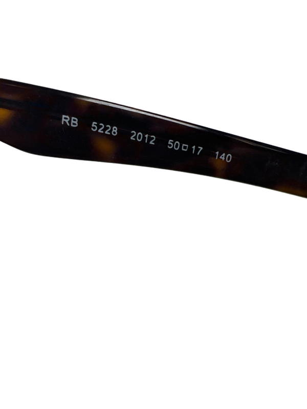 Ray-Ban Women's Brown Tortoise Shell 5228 2012 Eyeglasses W/ Case image 11
