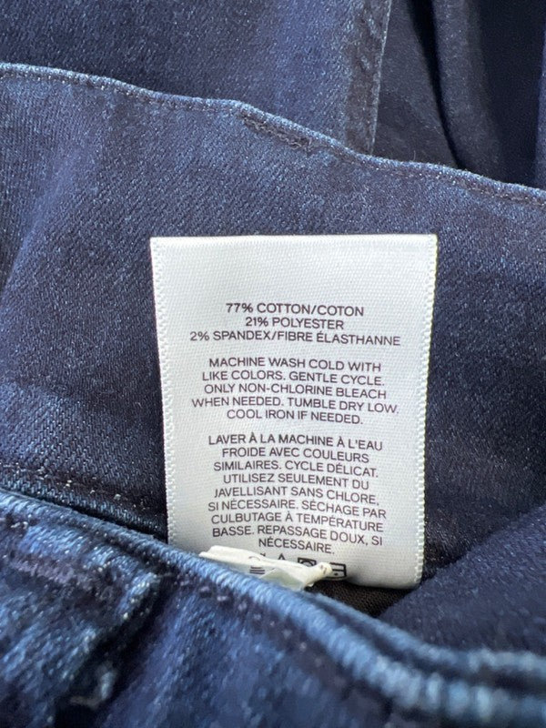 Express Women's Dark Wash High Rise Jegging Pants - 2 image 5