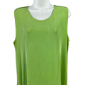 Chico's Travelers Women's Green Sleeveless Basic Tank Top - 3/US XL
