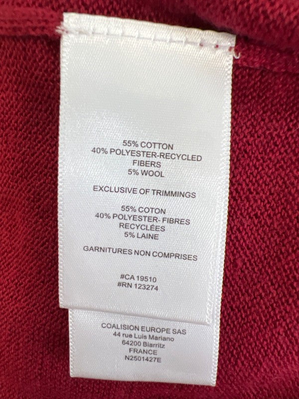 Lole Women's Red Long Sleeve Cozy Martha V-Neck Sweater - XS image 4