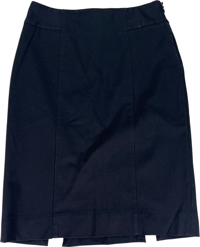 White House Black Market Women’s Black Side Zip Pencil Skirt - 2