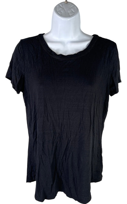 Athleta Women’s Black Short Sleeve Openback T-Shirt - S image 2