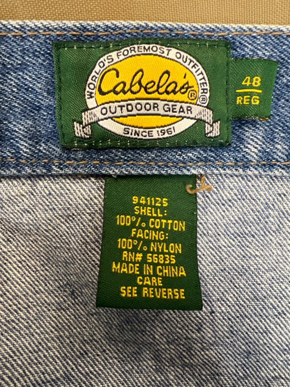 Cabela's Men's Medium Wash Roughneck Upland Outdoor Denim Jeans - 48x31 image 3