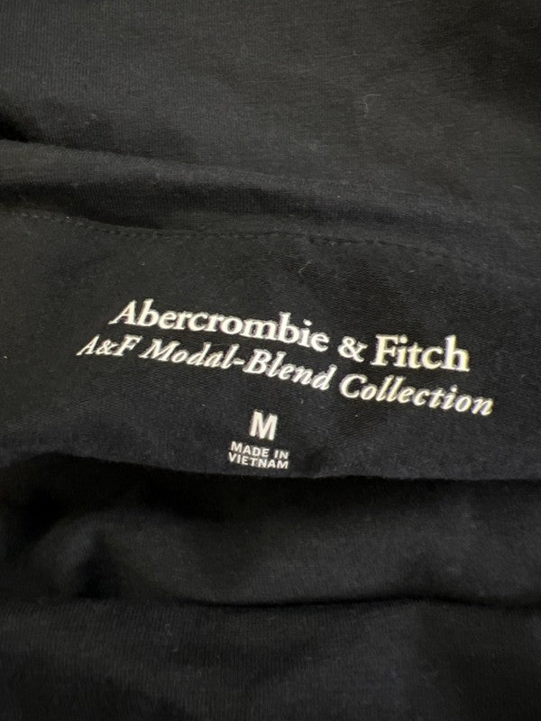 Abercrombie & Fitch Women's Black High Neck Ruched Sleeveless Mini Dress - M image 3