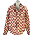 Disney Lady and the Tramp Red Tony's Restaurant Checkered Denim Jacket - 2X
