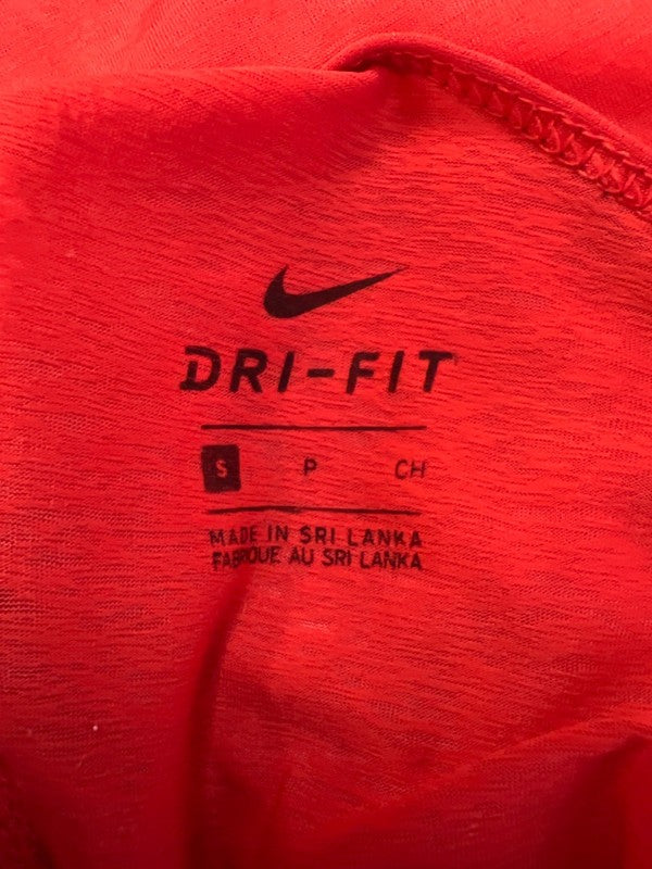 Nike Women's Orange/Red Dri-Fit Strappy Racerback Sheer Athletic Tank Top - S image 3