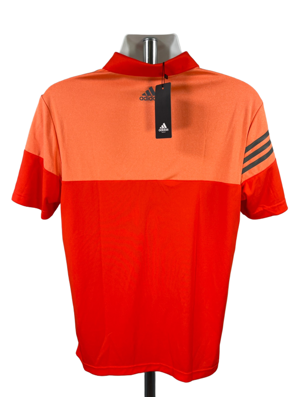 Adidas Men's Orange Short Sleeve Golf Polo Shirt - M image 2