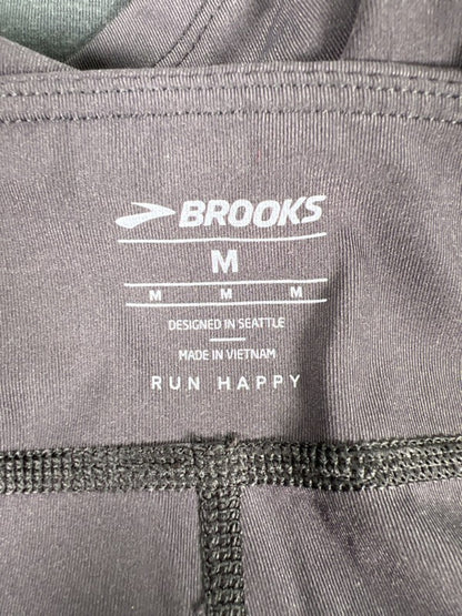Brooks Women's Gray Run Happy Fitted Athletic Running Shorts - M image 3