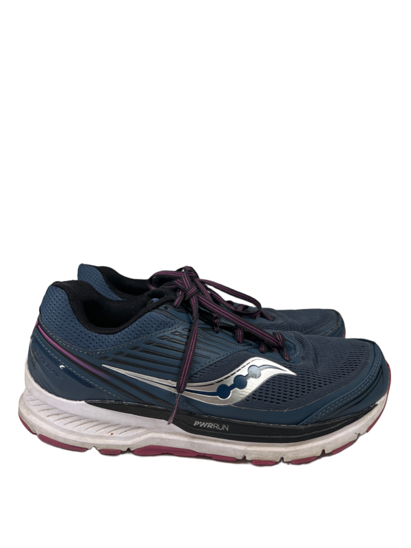 Saucony Women's Navy Blue Echelon 8 Lace Up Running Sneakers - 10.5