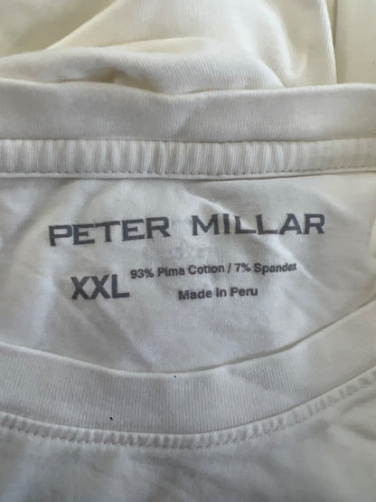 Peter Millar Men's White Railside Golf Club Graphic T-Shirt - XXL image 3