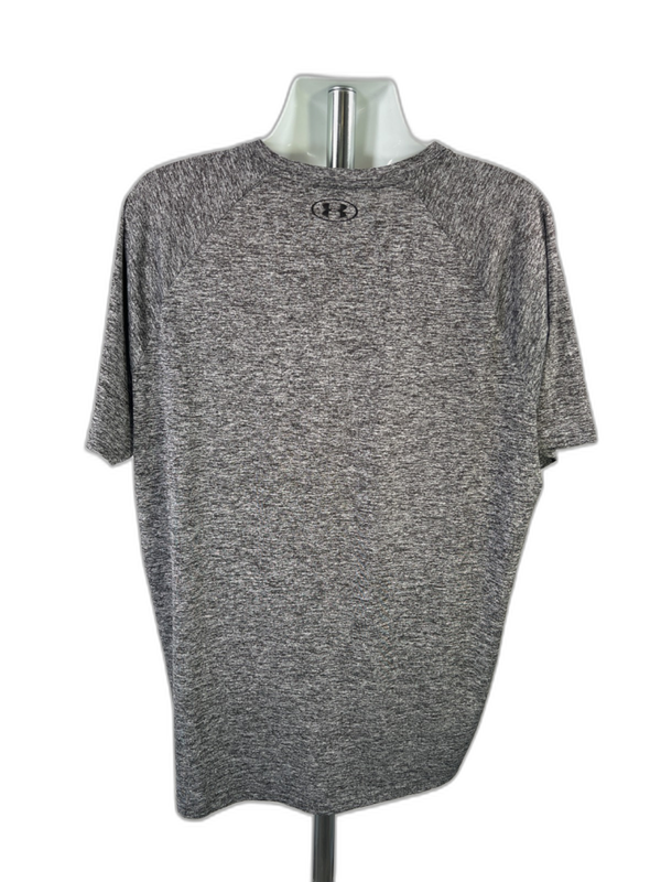 Under Armour Men's Black Heathered Short Sleeve Tech Active Shirt - 2XL Tall image 2