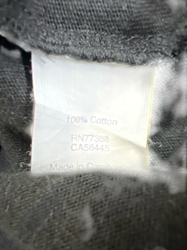 J.Crew Women's Black Slub Cotton V-Neck Shirt - M image 4