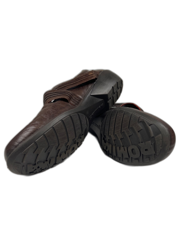 Romika Women's Brown Leather Mary Jane Comfort Walking Shoes - 42/US 11 image 7