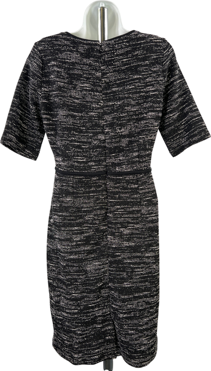 Banana Republic Women’s Black Short Sleeve Knit Sheath Sweater Dress - 6 image 2