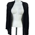 Torrid Women's Black Knit Long Sleeve Shrug Lightweight Sweater - Plus 3X
