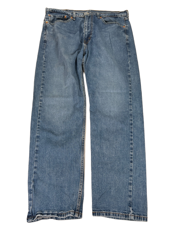 Levi's Men's Medium Wash 505 Regular Authentic Soft Denim Jeans - 36x30