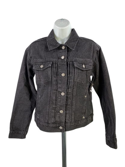 Old Navy Women's Black Relaxed Classic Jean Jacket - S