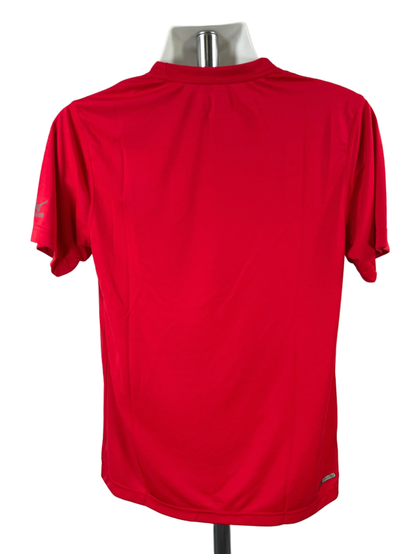 Mizuno Men's Red Performance Crewneck Athletic Short Sleeve Shirt - S image 2