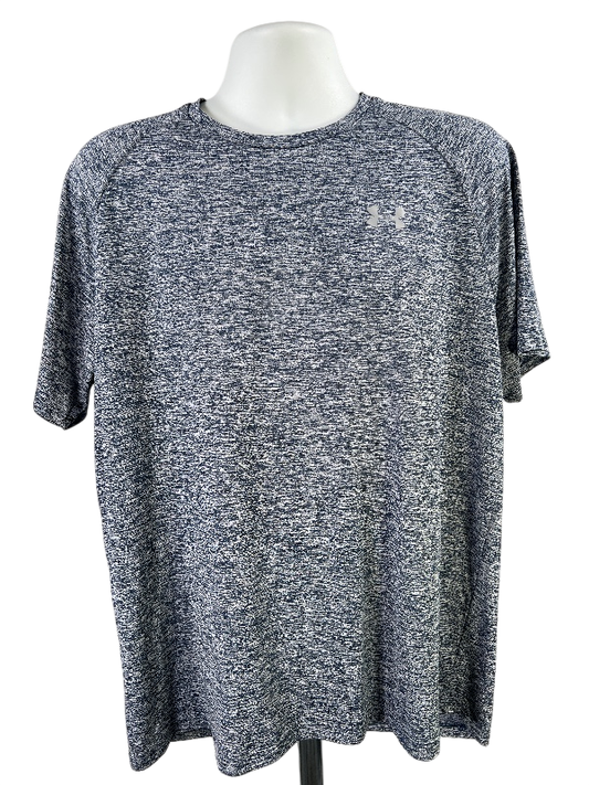 Under Armour Men's Blue HeatGear Tech Athletic T-Shirt - XL