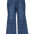 White House Black Market Women's Dark Wash Stretch Bootcut Jeans - 10 Short