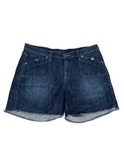 Rock and Republic Women's Medium Wash Stinger Denim Jean Shorts - 14