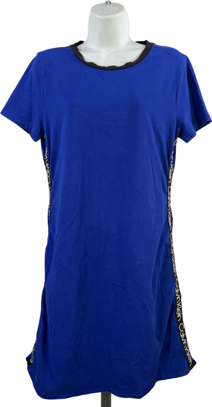 Calvin Klein Women’s Blue Short Sleeve T-Shirt Dress - M