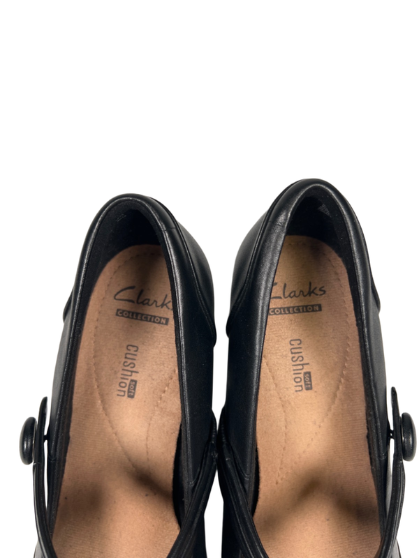 Clarks Women's Black Bayla Lily Mary Jane Pump Heels - 9 image 3