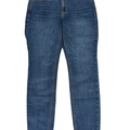 Old Navy Women's Dark Wash Rockstar Super Skinny High Rise Jeans - 12 Short