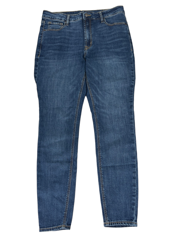 Old Navy Women's Dark Wash Rockstar Super Skinny High Rise Jeans - 12 Short