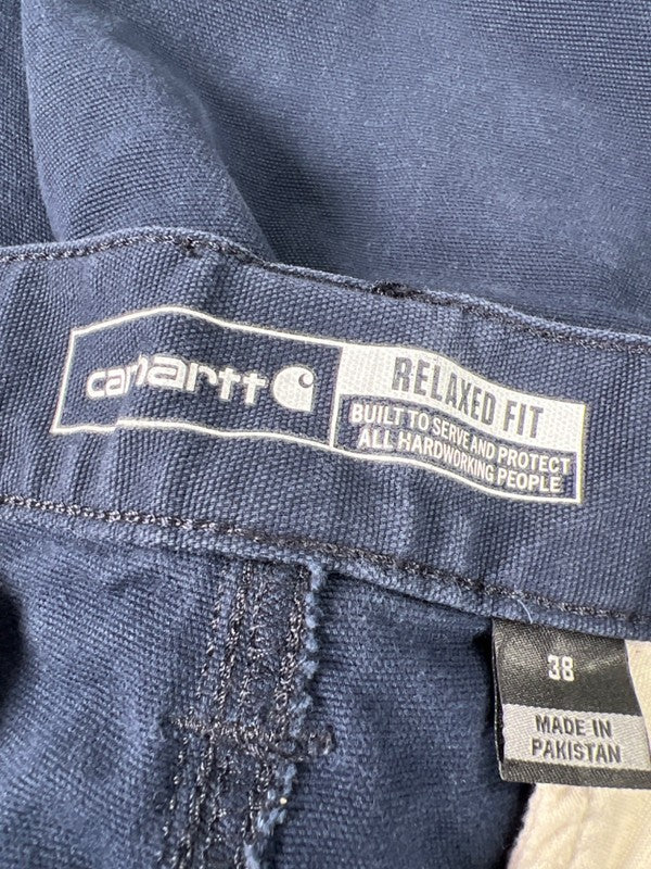 Carhartt Men's Blue Relaxed Fit Rugged Flex Cargo Shorts - 38 image 3