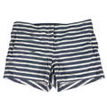 J.Crew Women's Blue/White Striped Cotton Casual Shorts - 12
